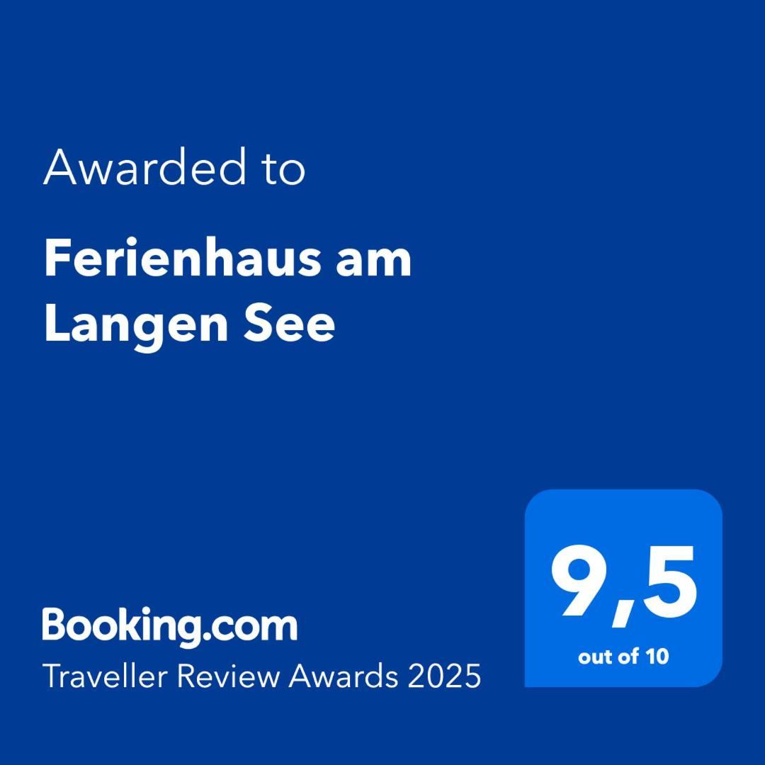 Ferienhaus Am Langen See Heidesee エクステリア 写真